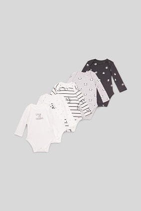 Bebés - Bodies para bebé - Algodón orgánico - Pack de 5