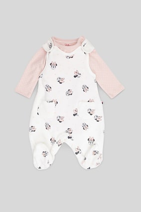 Bebés - Minnie Mouse - Peleles - Algodón orgánico - 2 piezas