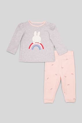 Bebés - Miffy - Pijama para bebé - Algodón orgánico - 2 piezas