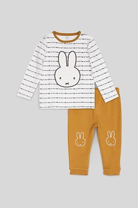 Bebés - Miffy - Pijama para bebé - Algodón orgánico - 2 piezas