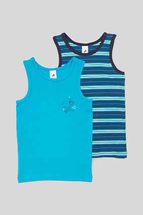 Bambini - Canotte - cotone biologico - pacco da 2