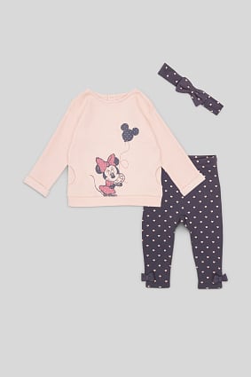 Bebés - Minnie Mouse - Conjunto de bebé - Algodón orgánico - 3 piezas