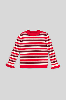 Bambini - Pullover - effetto brillante - a righe