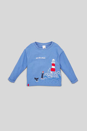 Bambini - Maglia a maniche lunghe - cotone biologico - effetto brillante