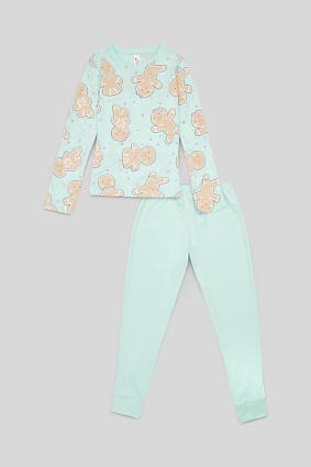 Sale - Weihnachts-Pyjama - Bio-Baumwolle - 2 teilig