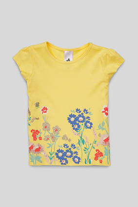 Short sleeve T-shirt - organic cotton - shiny