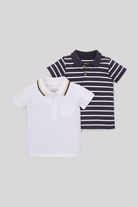 Babies - Baby polo shirt - organic cotton - 2 pack