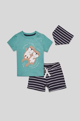 Babies - Baby outfit - organic cotton - 3 piece