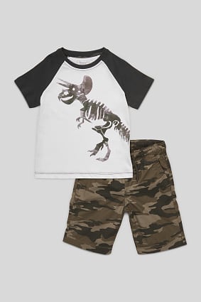 Kids - Set - short sleeve T-shirt and shorts - organic cotton