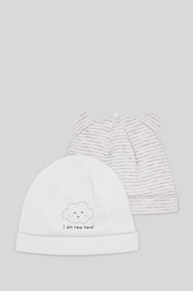 Babies - Baby hat - organic cotton - 2 pack