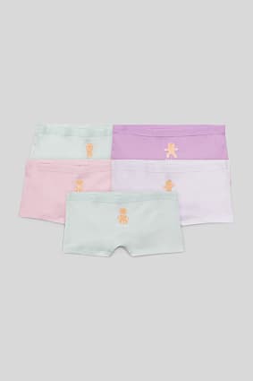 Boxershorts - Bio-Baumwolle - 5er Pack