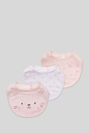 Babies - Baby bibs - organic cotton - 3 pack