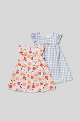 Babies - Baby dress - organic cotton - 2 pack