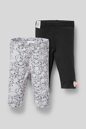 Babies - Disney - baby leggings - organic cotton - 2-pair pack