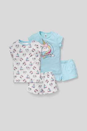 Kids - Short pyjamas - organic cotton - 2-pair pack
