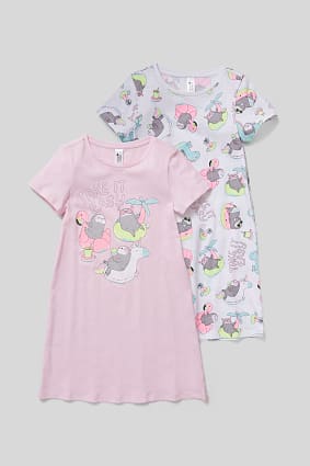 Kids - Nightshirt - organic cotton - 2 pack
