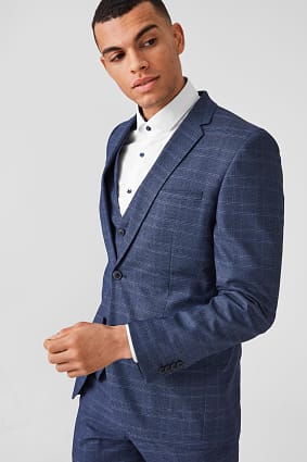 Men - Mix-and-match suit jacket - slim fit - check