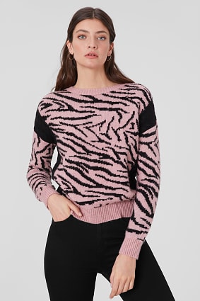 Pullover - Animal-Print