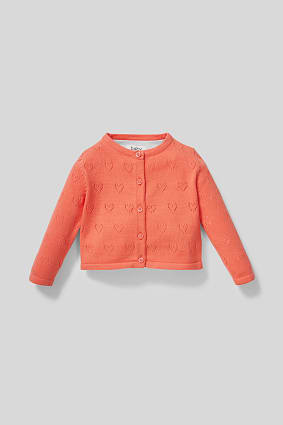 Babies - Baby cardigan - organic cotton 