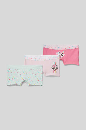 Kids - Minnie Mouse - shorts - organic cotton - 3 pack