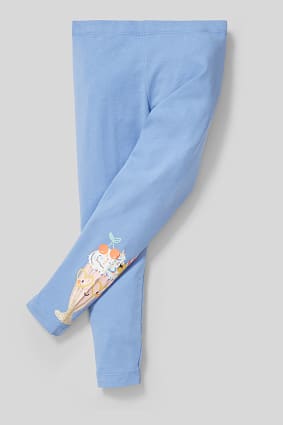 Kids - Leggings - organic cotton - shiny effect