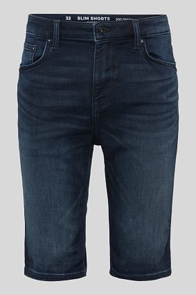 Muži - THE SHORT JEANS - Jog Denim