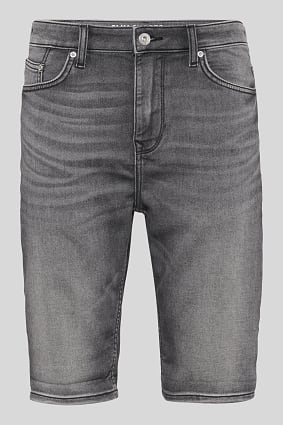 Muži - THE SHORT JEANS - Jog Denim