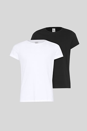 Kids - Short sleeve T-shirt - organic cotton - 2 pack