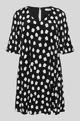 Women - Dress - polka dot