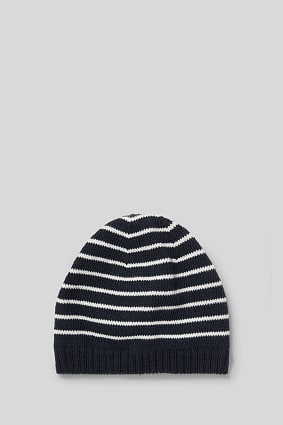 Babies - Baby hat - organic cotton - striped