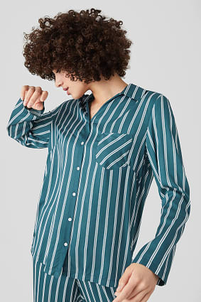 Pyjama top - striped