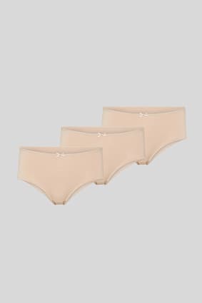 Ženy - Kalhotky hipster - BIO bavlna - 3 ks v balení