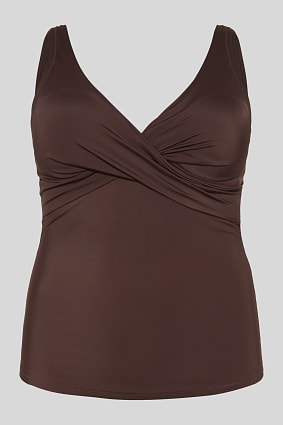 Ženy - Vrchní díl tankin - polstrovaný - z recyklovaného materiálu