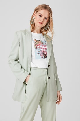 Ženy - Blejzr z lyocellu - Relaxed Fit