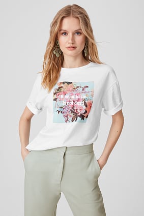 Ženy - Tričko s výrazným nápisem