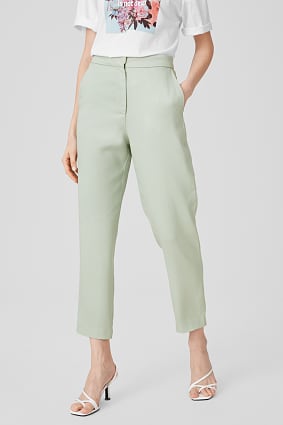 Ženy - Kalhoty z lyocellu - Tailored Fit