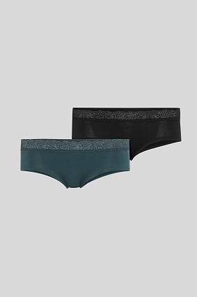 Hipster briefs - organic cotton - 2 pack