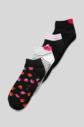 Ženy - Ponožky do tenisek - BIO bavlna - 4 párů