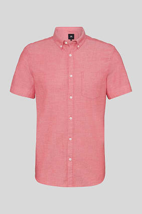 Sale - Shirt - regular fit - button-down collar
