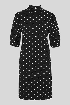 Sale - A-Linien Kleid - gepunktet
