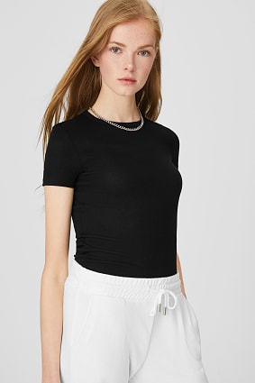 Ženy - Tričko Basic - z recyklovaného materiálu