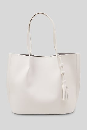 Sale - Shopper - faux leather - shiny