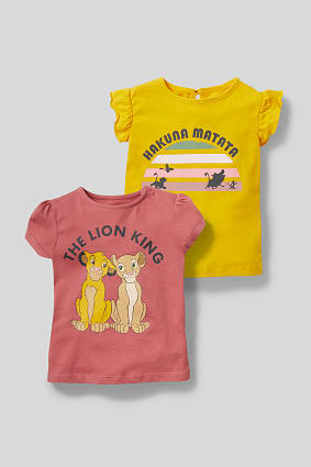 Promoții - The Lion King - short sleeve T-shirt - organic cotton - 2 pack