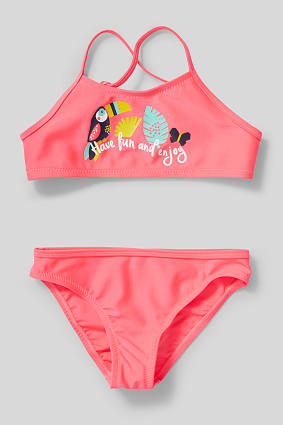 Spring Summer Collection Paw Patrol Girls Flowers Swimming Costume Top and Bottoms
