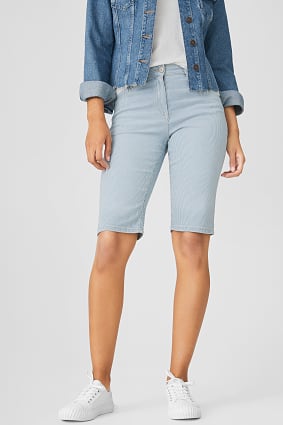pantalones cortos mujer c&a