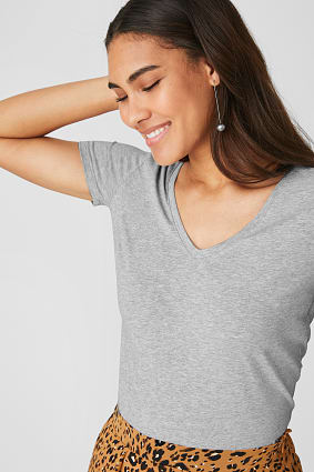 Ženy - Tričko Basic - BIO bavlna