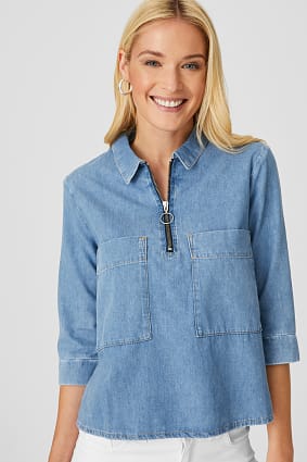 Ženy - Džínová halenka