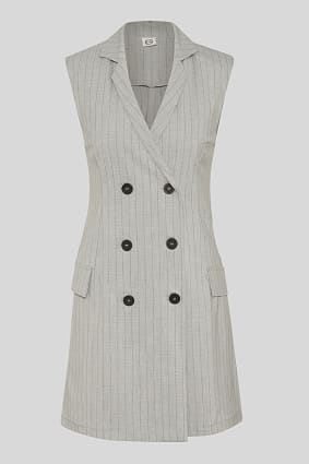 Ženy - Blejzrové šaty - úzké proužky