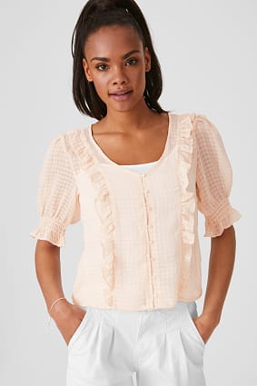 Promoții - Blouse - check