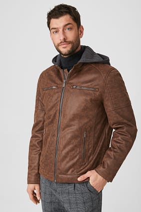 Cazadoras biker de hombre al mejor precio | Tienda Online C\u0026A